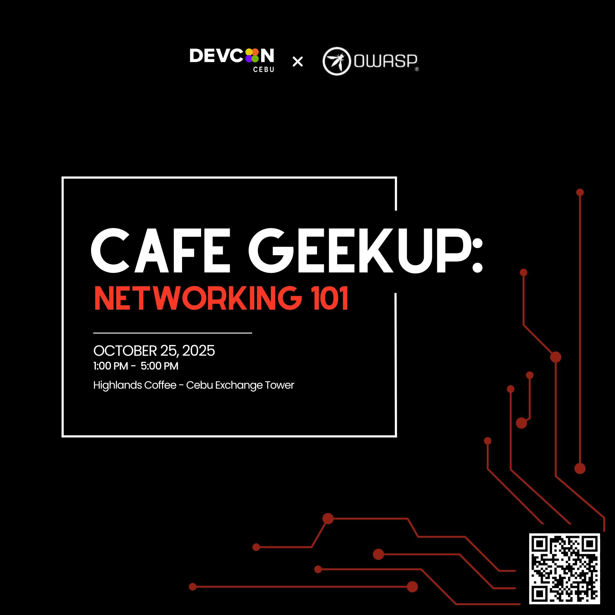 Café GeekUp Event
