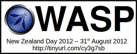 OWASP NZ Day 2012 - Web Banner