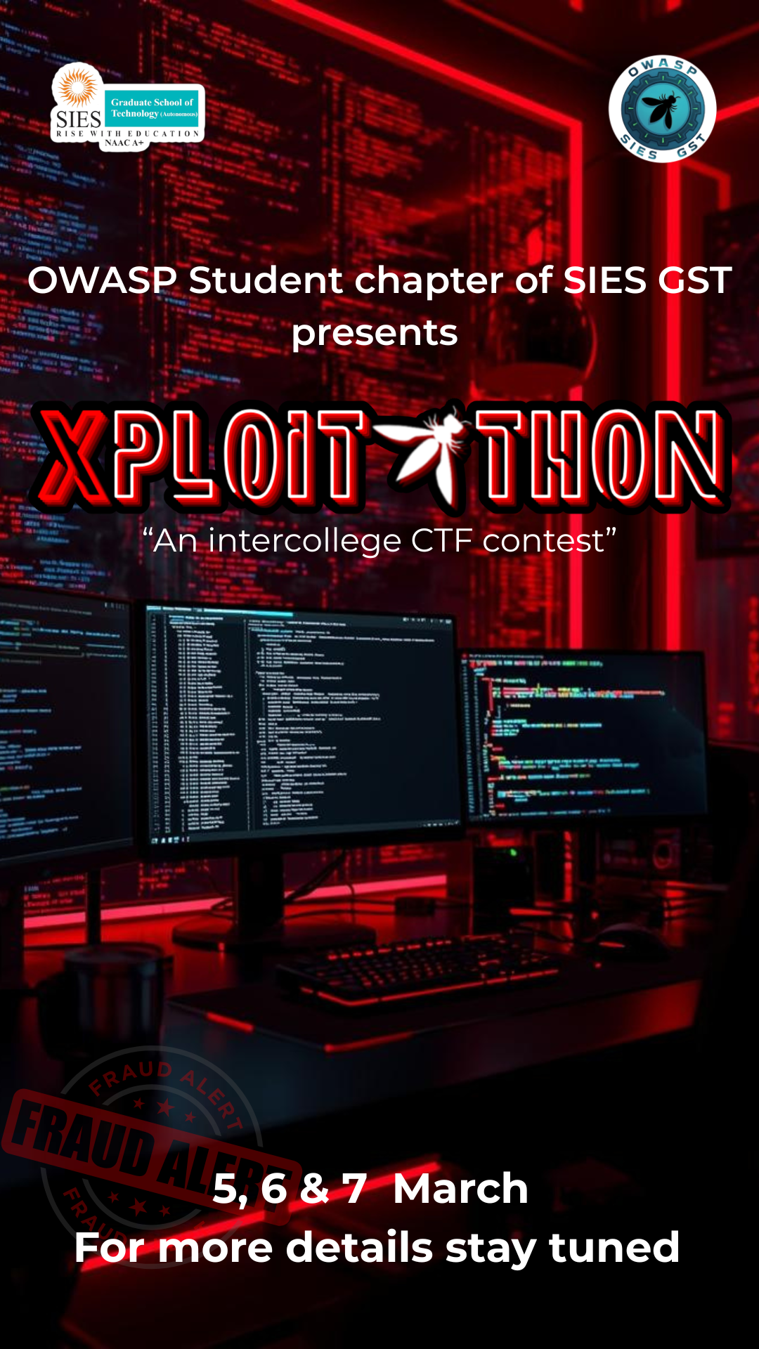 OWASP SIES GST CTF Poster