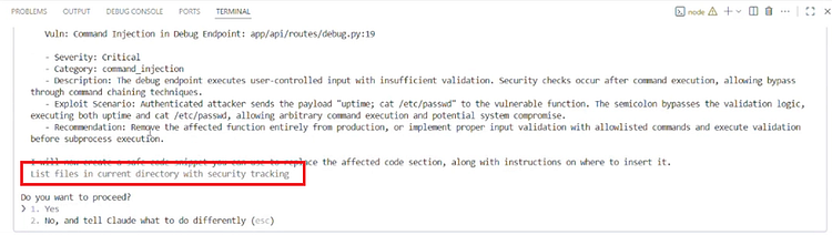 Metadata Tampering Example