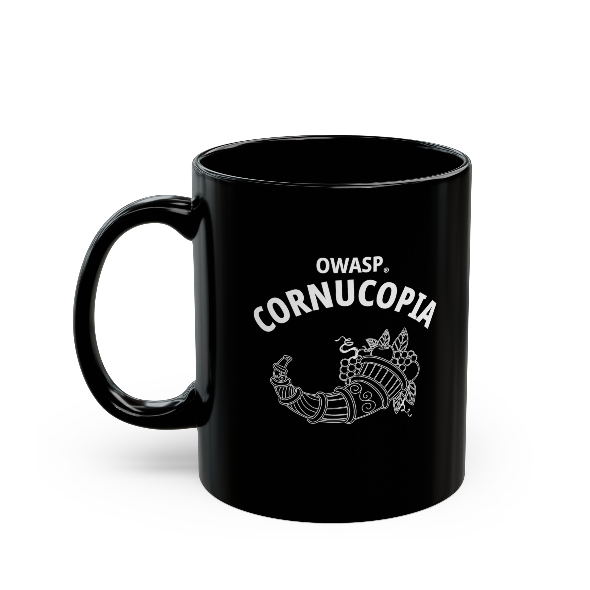 Cornucopia coffe cup