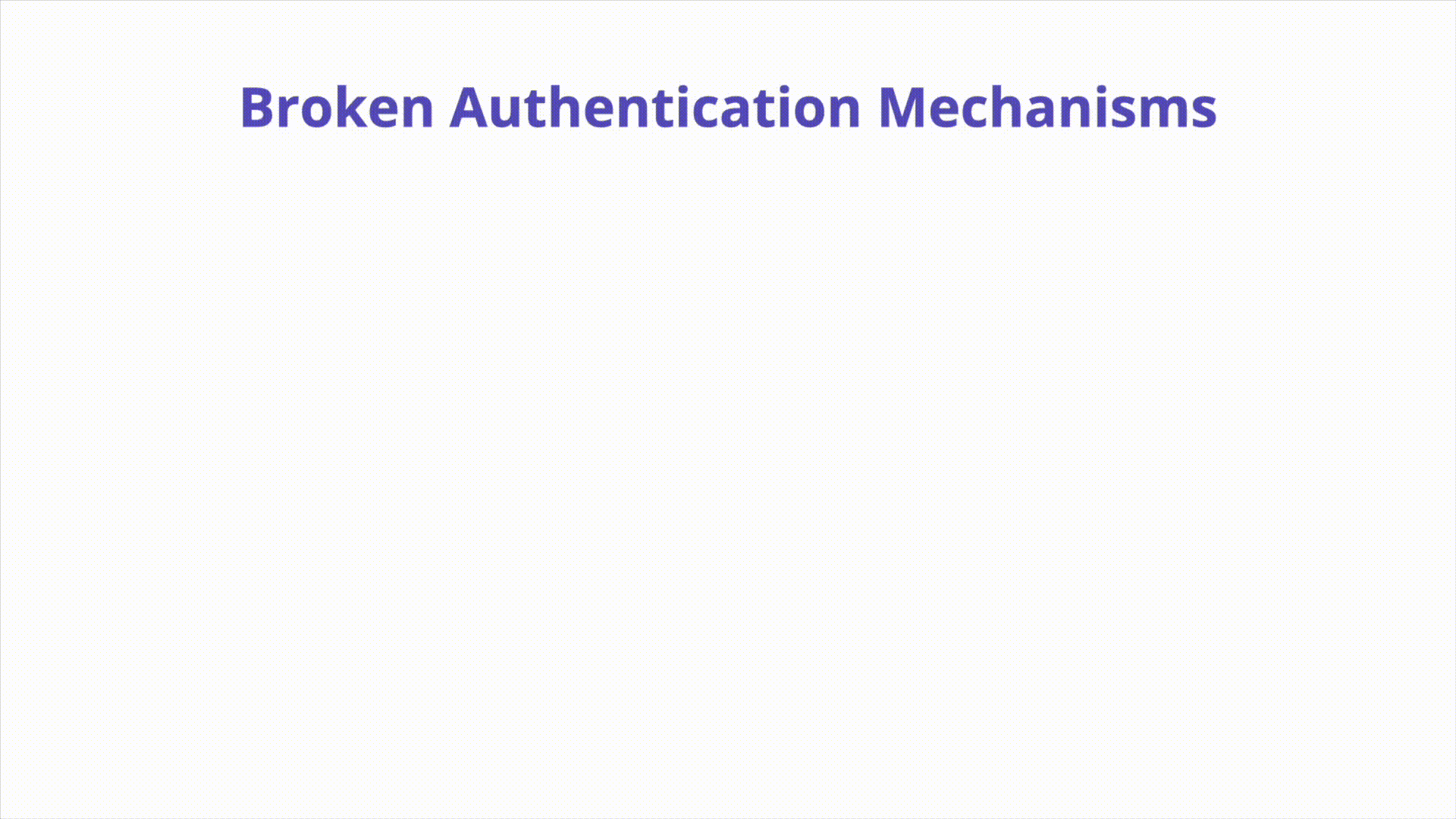 Broken Authentication - Illustration